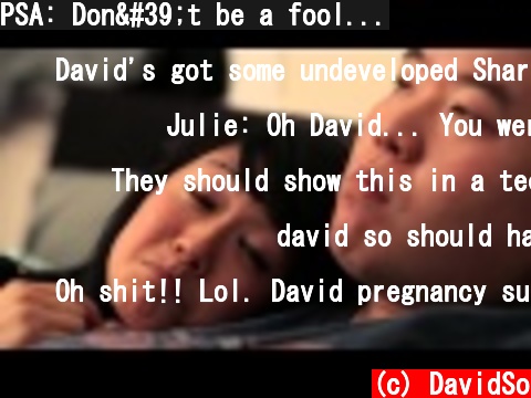 PSA: Don't be a fool...  (c) DavidSo