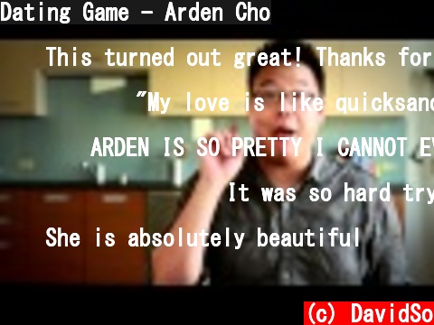 Dating Game - Arden Cho  (c) DavidSo