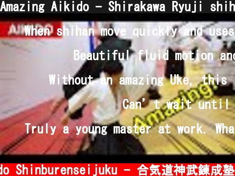 Amazing Aikido - Shirakawa Ryuji shihan  (c) Aikido Shinburenseijuku - 合気道神武錬成塾