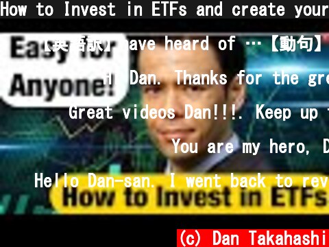 How to Invest in ETFs and create your Retirement Portfolio?  (c) Dan Takahashi