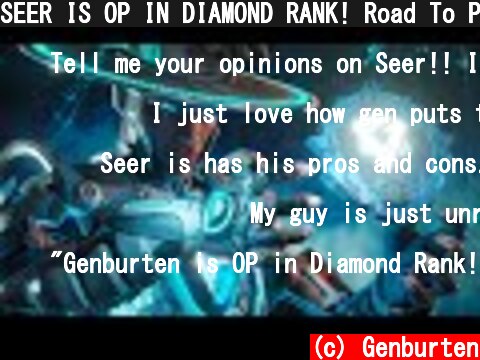 SEER IS OP IN DIAMOND RANK! Road To Predator (Apex Legends Season 10)  (c) Genburten