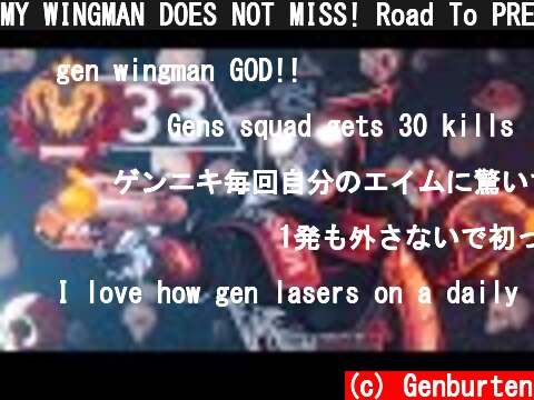 MY WINGMAN DOES NOT MISS! Road To PREDATOR (Apex Legends Season 9)  (c) Genburten