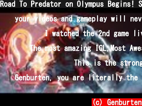 Road To Predator on Olympus Begins! Season 9  (c) Genburten