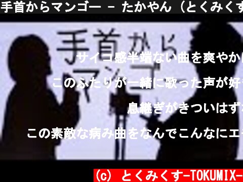 手首からマンゴー - たかやん (とくみくす&RiMy full cover.)【フル歌詞・コードあり】  (c) とくみくす-TOKUMIX-