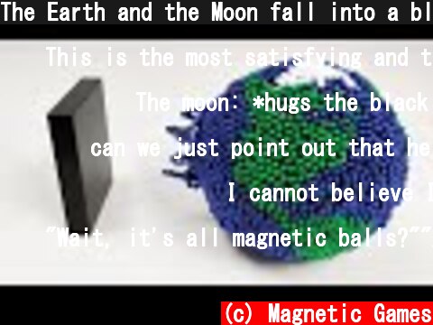 The Earth and the Moon fall into a black hole | Magnetic Games  (c) Magnetic Games