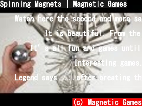 Spinning Magnets | Magnetic Games  (c) Magnetic Games