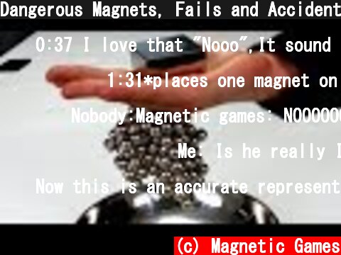Dangerous Magnets, Fails and Accidents | Magnetic Games  (c) Magnetic Games