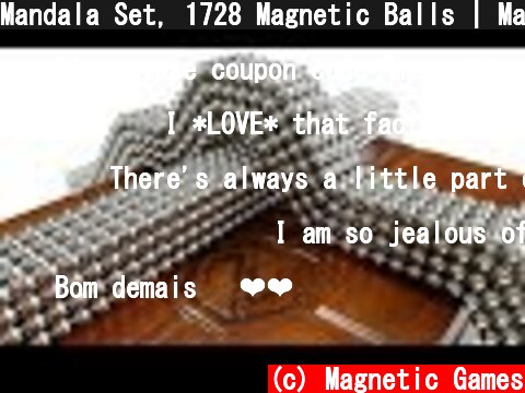 Mandala Set, 1728 Magnetic Balls | Magnetic Games  (c) Magnetic Games