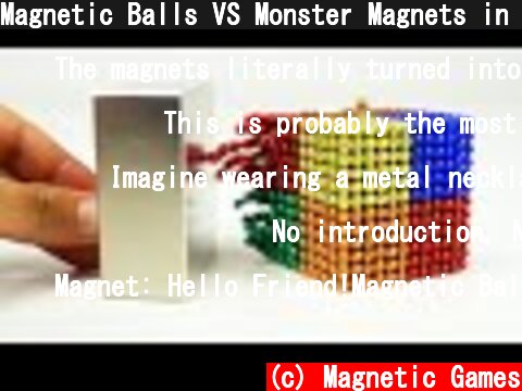 Magnetic Balls VS Monster Magnets in Slow Motion | Magnetic Games  (c) Magnetic Games