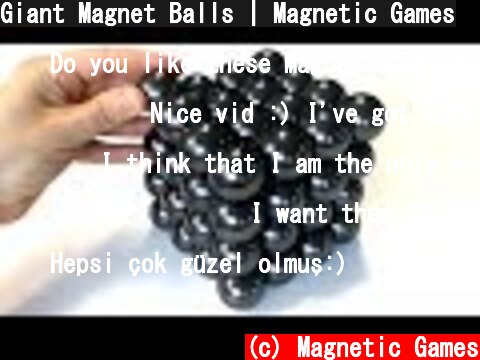 Giant Magnet Balls | Magnetic Games  (c) Magnetic Games