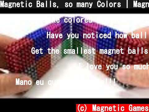 Magnetic Balls, so many Colors | Magnetic Games  (c) Magnetic Games
