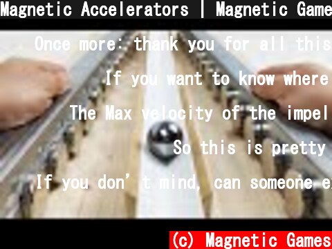 Magnetic Accelerators | Magnetic Games  (c) Magnetic Games