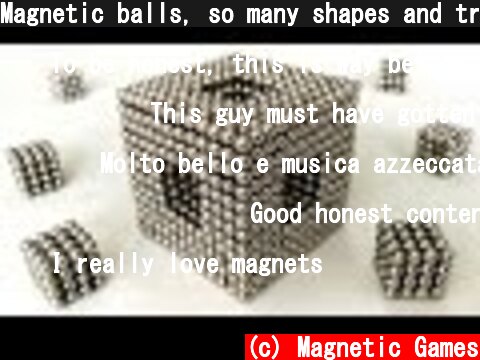 Magnetic balls, so many shapes and tricks | Magnetic Games  (c) Magnetic Games