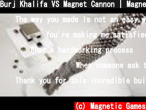 Burj Khalifa VS Magnet Cannon | Magnetic Games  (c) Magnetic Games