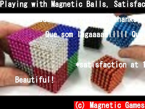Playing with Magnetic Balls, Satisfaction 100% | Magnetic Games  (c) Magnetic Games