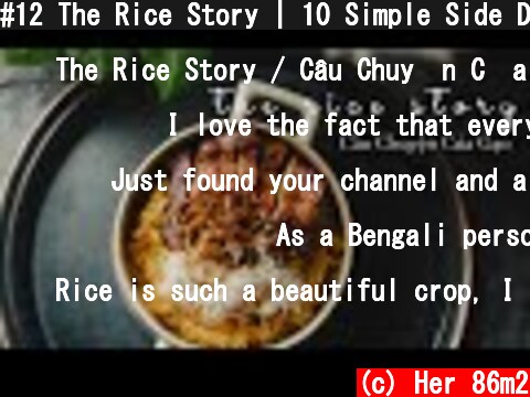 #12 The Rice Story | 10 Simple Side Dishes to Eat with Rice  (c) Her 86m2