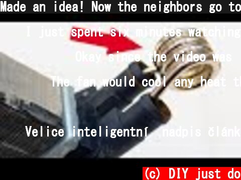 Made an idea! Now the neighbors go to warm up to me.  (c) DIY just do