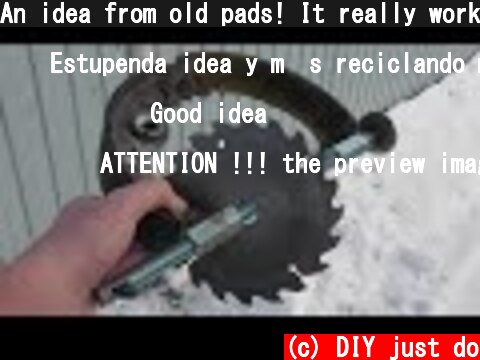 An idea from old pads! It really works  (c) DIY just do