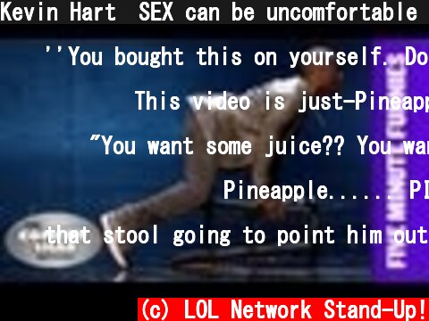Kevin Hart⎢SEX can be uncomfortable at times⎢Shaq's Five Minute Funnies⎢Comedy Shaq  (c) LOL Network Stand-Up!