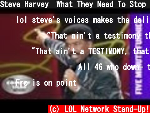 Steve Harvey⎢What They Need To Stop Doing At Church⎢Shaq's Five Minute Funnies⎢Comedy Shaq  (c) LOL Network Stand-Up!