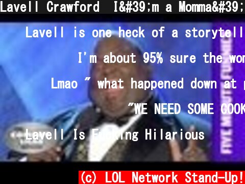 Lavell Crawford⎢I'm a Momma's Boy⎢Shaq's Five Minute Funnies⎢Comedy Shaq  (c) LOL Network Stand-Up!