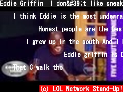 Eddie Griffin⎢I don't like sneaky white people!⎢Shaq's Five Minute Funnies⎢Comedy Shaq  (c) LOL Network Stand-Up!