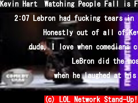 Kevin Hart⎢Watching People Fall is Funny⎢Shaq's Five Minute Funnies⎢Comedy Shaq  (c) LOL Network Stand-Up!