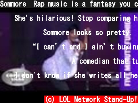 Sommore⎢Rap music is a fantasy you can not live!⎢Shaq's Five Minute Funnies⎢Comedy Shaq  (c) LOL Network Stand-Up!