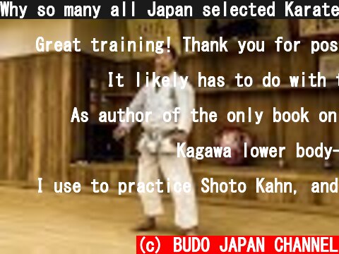 Why so many all Japan selected Karate atheletes have appeared from Shoto Federation?  (c) BUDO JAPAN CHANNEL