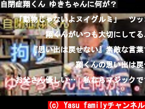 自閉症翔くん ゆきちゃんに何が？  (c) Yasu familyチャンネル